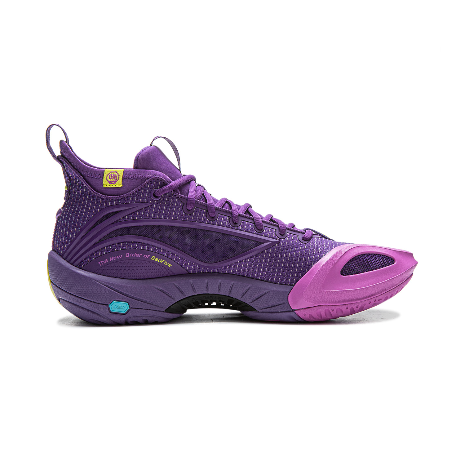 Li Ning BadFive Air 1 Super Cushioning Slip Resistant Abrasion Resistant Breathable Rebound Grip Mid top
