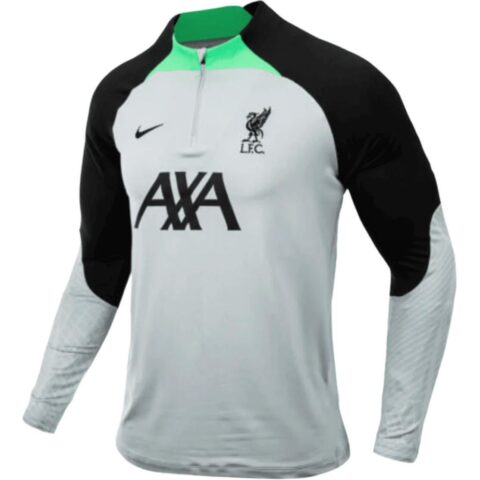 Nike Liverpool Soccer Jerseys Men's Wolf Gray Moderate Straight Fit