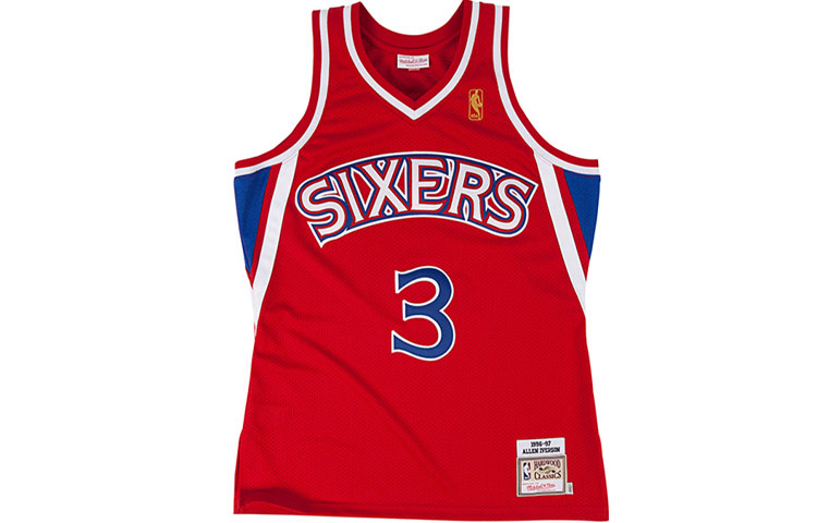 Mitchell Ness "NBA Philadelphia 76ers 96 Allen Iverson" authentic jersey