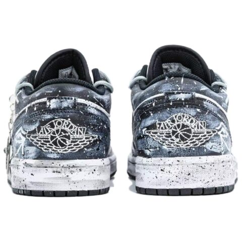Jordan Air Jordan 1 Snowfield Divine Eyes Leather Abrasion Resistant Height Increasing Abrasion Resistant Low top