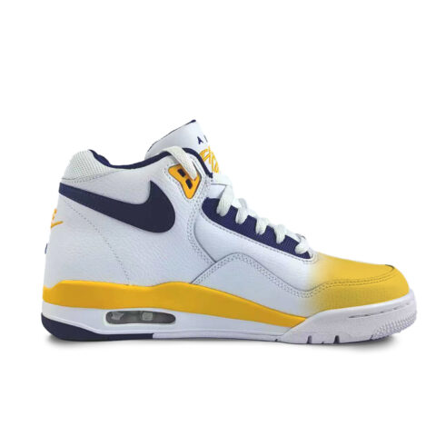 Nike Flight Legacy Leather Cushioning Slip Resistant Abrasion Resistant Mid top Vintage Basketball Shoes Men’s