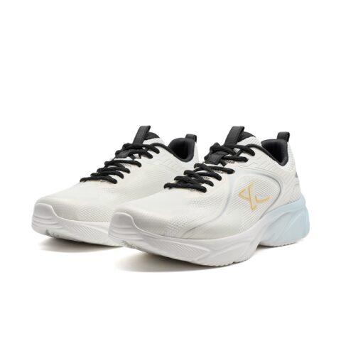 XTEP Running Shoes Men’s Low Top Sail White/Light Orange Yellow