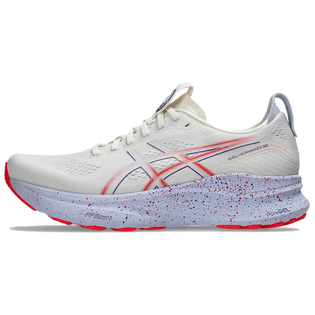 ASICS GEL KAYANO 32 IFFBLAST+Technology, Grip Long Distance Running Sprint Running Shoes Men’s White