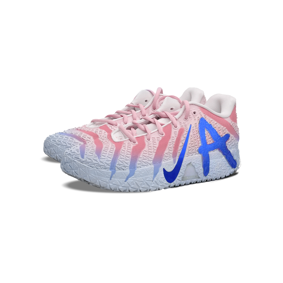 Nike Ja Morant 3 Low top Basketball Shoes Unisex Blue Pink