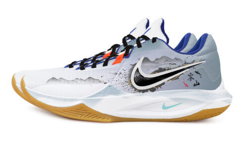 Nike Precision 6 Cold Mountain Black Box Fabric Slip Resistant Abrasion Resistant Low top Basketball Shoes Men’s Blue