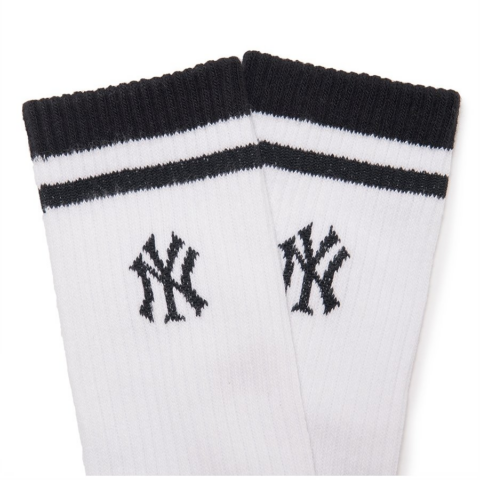 MLB Crew Socks Unisex 3 Pack White