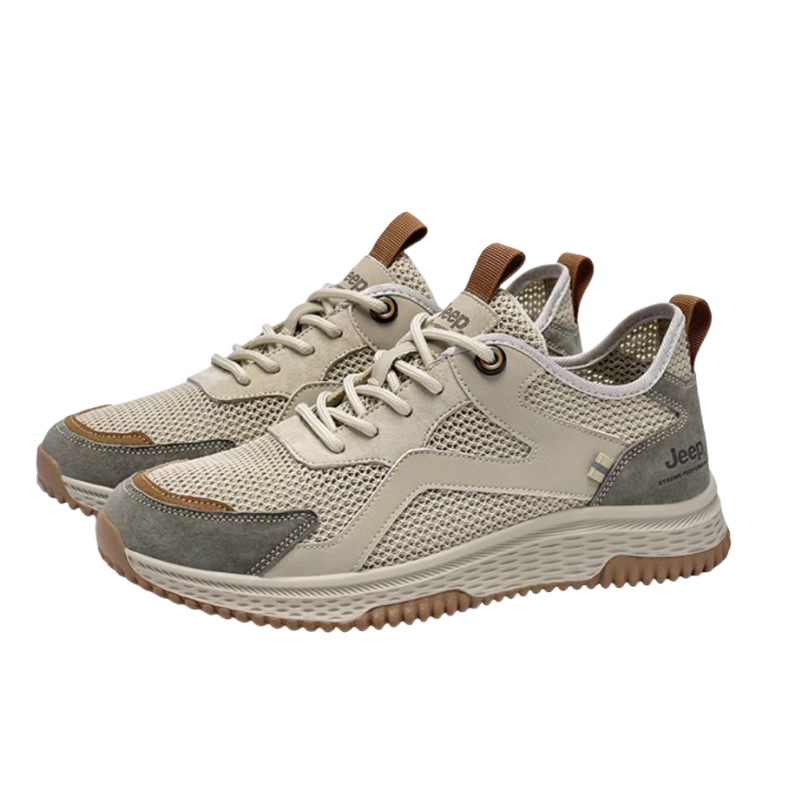 Jeep Low top Mountaineering Shoes Men’s Khaki Brown