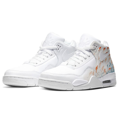 Nike Flight Legacy Vintage Basketball Shoes Men’s Mid Top L Blue/White