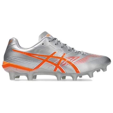 Asics HG Hard Ground Natural Grass Soccer Shoes Men’s Silver