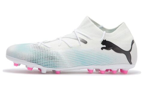PUMA Future 7 Match Mg Cleats ‘White Blue Pink’