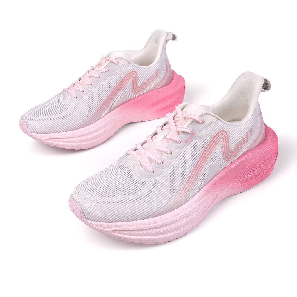 SAIQI Low top Supercritical Casual Running Shoes Unisex Pink Swift