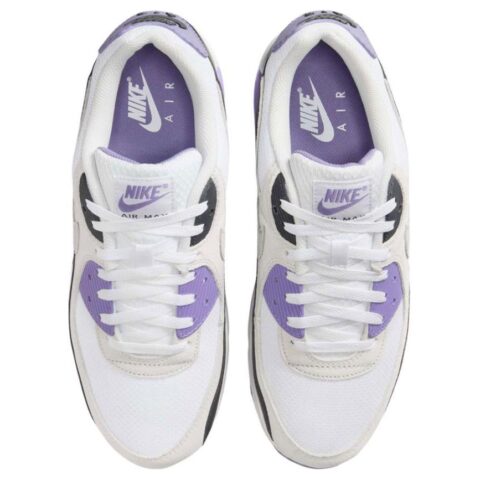 Nike Air Max 90 White Dusty Amethyst Photon Dust Light Smoke Grey