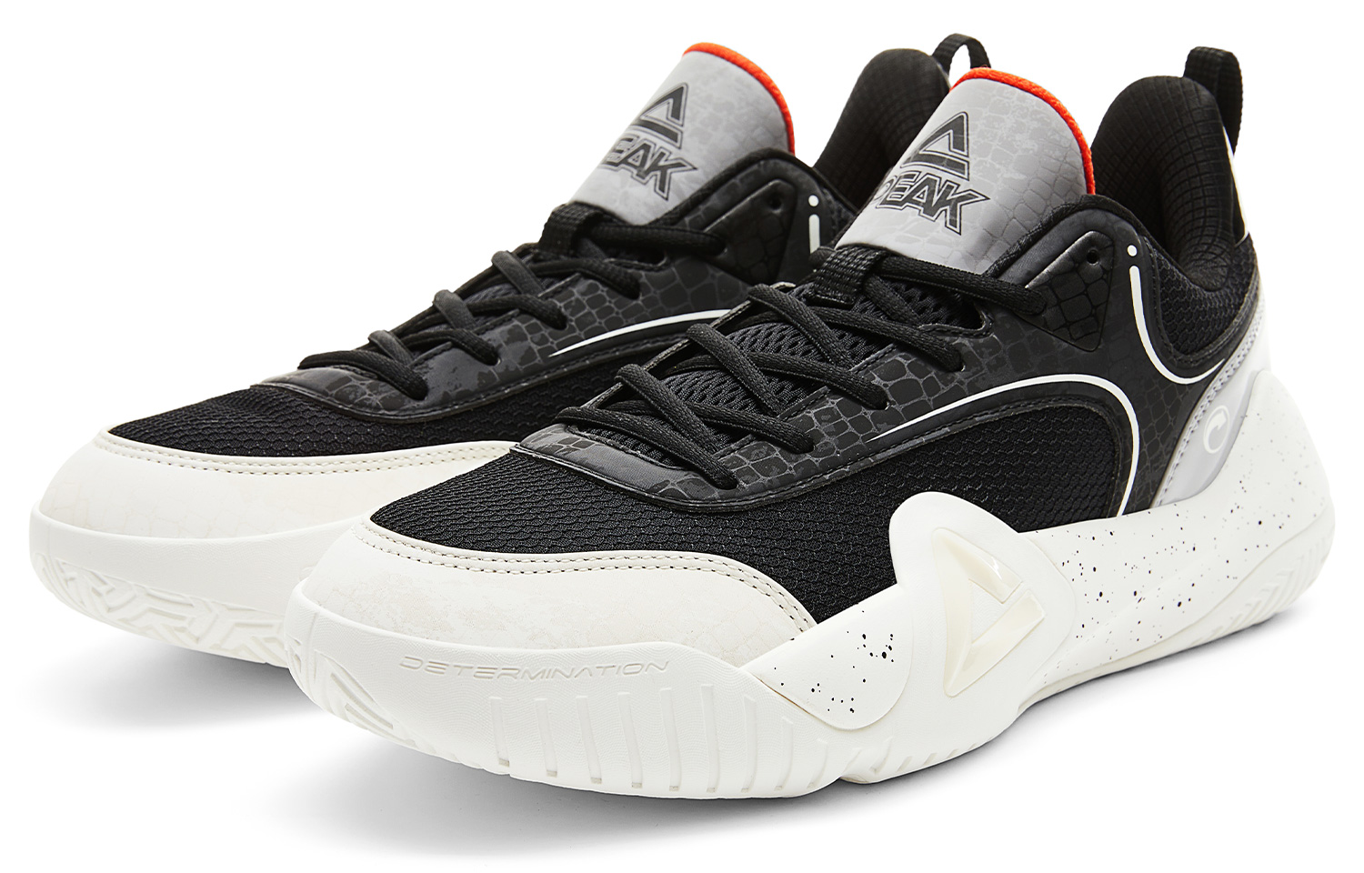 PEAK Fengji Basketball Shoes Men’s Low Top Black Ivory