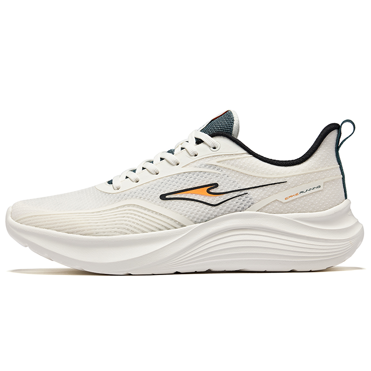 Erke Cushioning Abrasion Resistant Rebound Low top Casual Running Shoes Men’s Microcrystal White Green