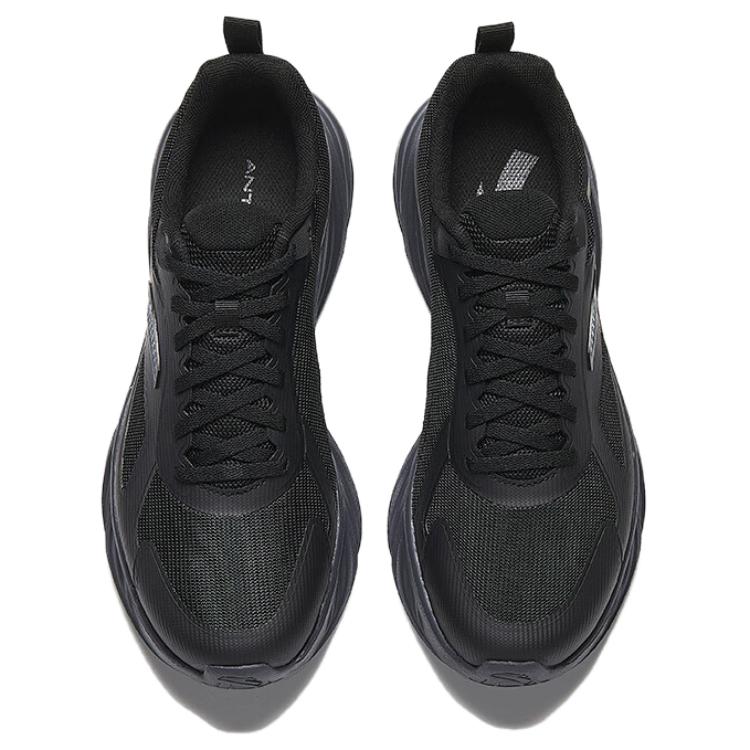 CHAOJIANTA Slip Resistant Breathable Cushioning Low top Casual Running Shoes Men’s Black