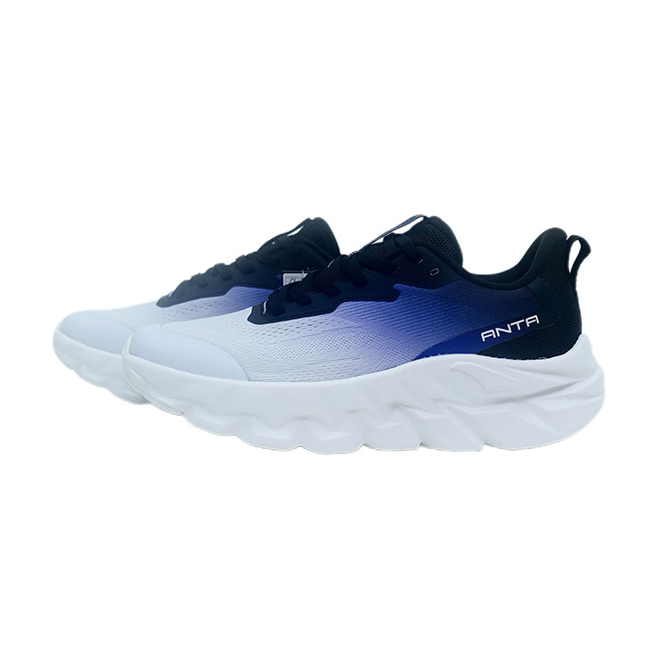Anta Low top Running Training Shoes Men’s Sand Grain Gray/Ultramarine Blue/Basic Black