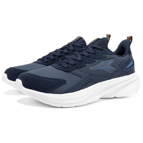 361° Mesh, Synthetic Leather Slip Resistant Abrasion Resistant Low top Running Shoes Men’s Blue White