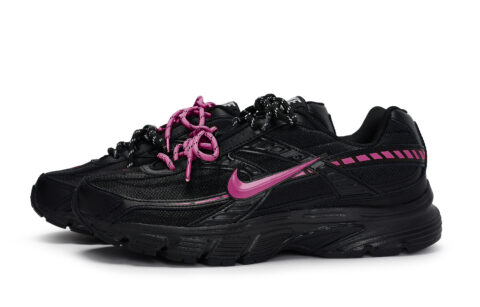 Nike Initiator Slip Resistant Abrasion Resistant Low top Running Shoes Men’s Black Rose Red