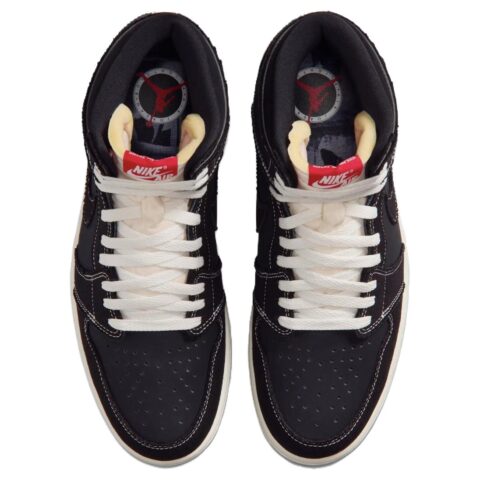 Jordan Air Jordan 1 High top Vintage Basketball Shoes Men’s Black