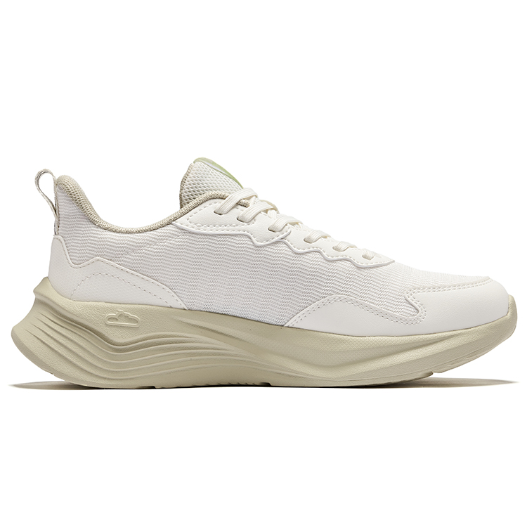 Erke Beling Cushioning Abrasion Resistant Low top Running Shoes Women’s White