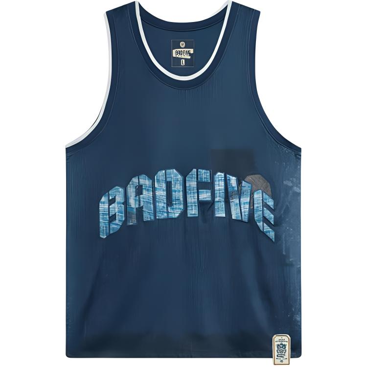 Li Ning Basketball Jersey Men's Sea Salt Blue All Over Print