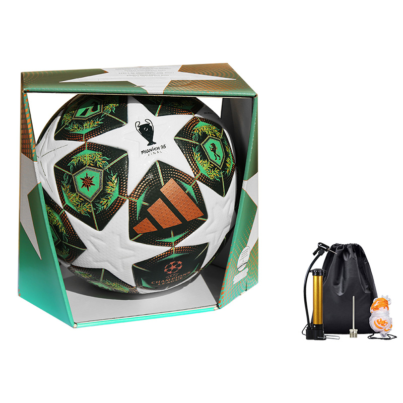 Adidas Size 5 Soccer Ball Seamless Thermal bonding Unisex White Green