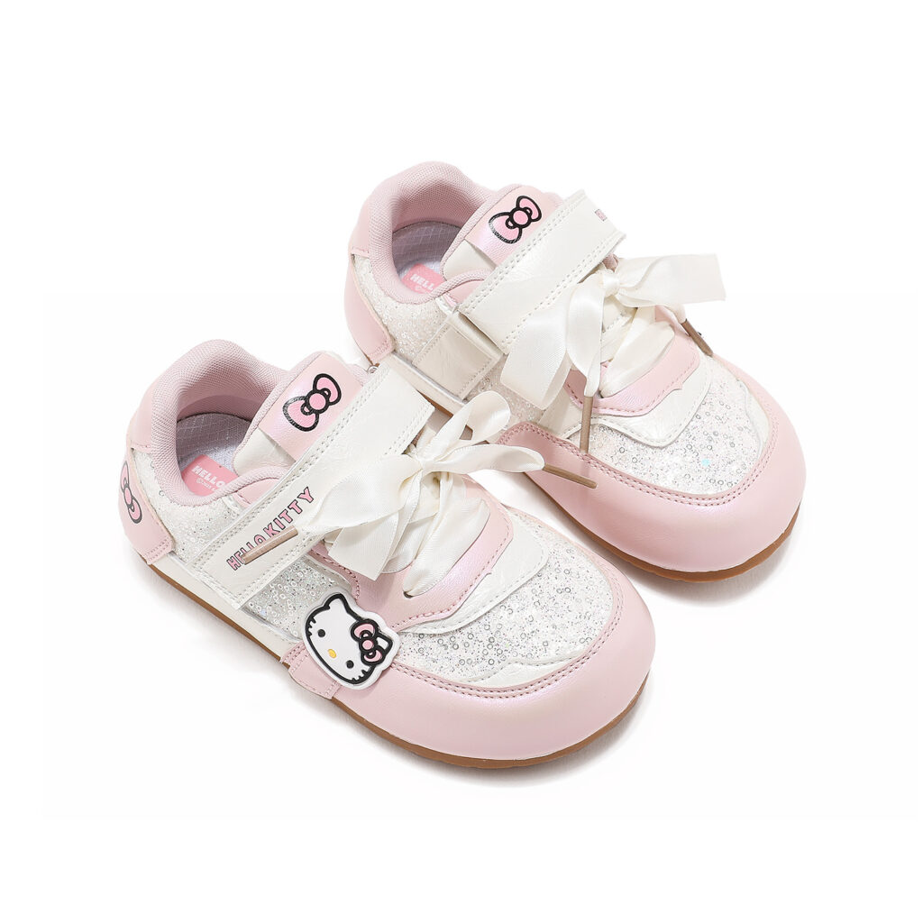 Sanrio Synthetic Leather Slip Resistant Anti Kick Abrasion Resistant Low top Kids’ Outdoor Shoes Unisex