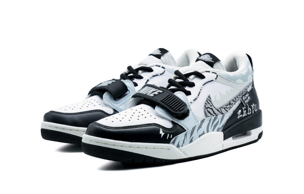 Jordan Legacy 312 Lezra, Zebra Journal Slip Resistant Abrasion Resistant Low top Vintage Basketball Shoes Men’s