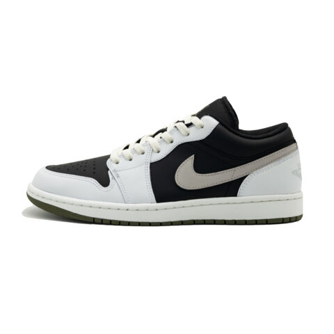 Jordan Air Jordan 1 ‘Night Shade Silver Gleam’ Abrasion Resistant Low top Vintage Basketball Shoes Unisex