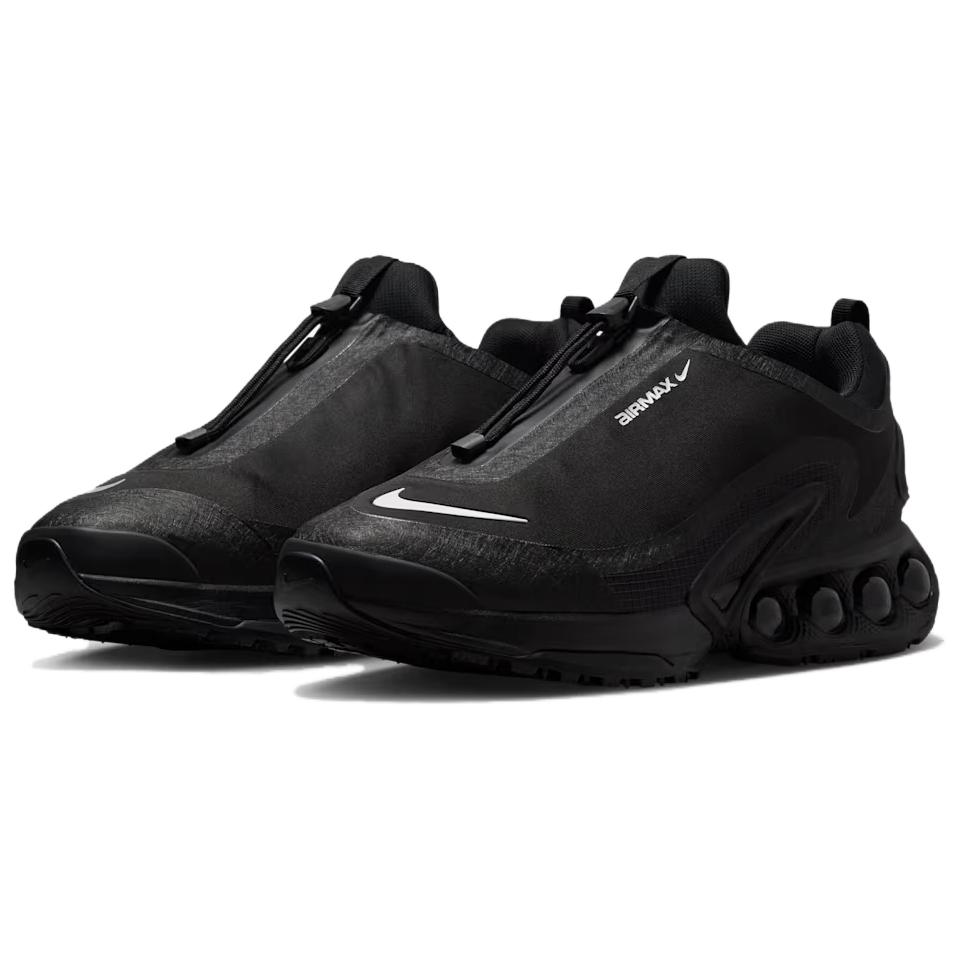 Nike Air Max Dn Textile, Synthetic Leather Casual Running Shoes Unisex Black