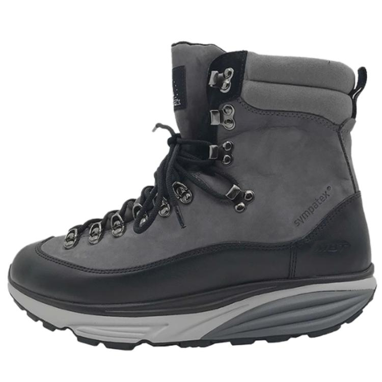 MBT Slip Resistant Abrasion Resistant Slip Resistant Abrasion Resistant High top Hiking Shoes Men's Gray