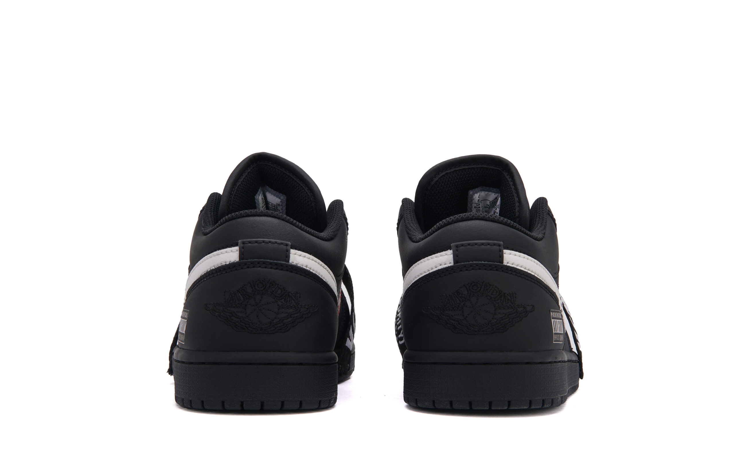 Jordan Air Jordan 1 Border Ronin Low top Vintage Basketball Shoes Men’s Black White