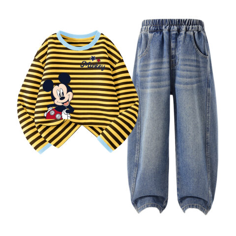 Disney Kids Casual Sportswear Crew Neck Moderate