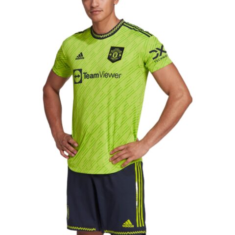 Adidas Manchester United Soccer Jerseys Men’s Green Moderate Straight Fit