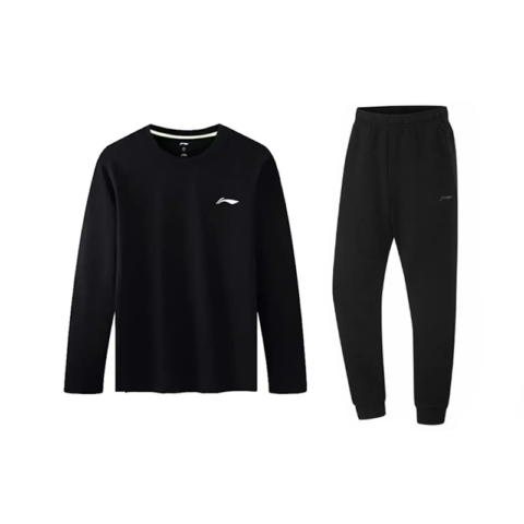 Li Ning Casual Sportswear Unisex Black+Black