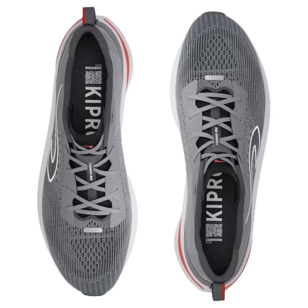 DECATHLON Breathable Cushioning Slip Resistant Low top Casual Running Shoes Men’s Gray