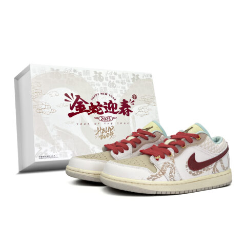 Jordan Air Jordan 1 Vintage Basketball Shoes Women’s Low Top White/Red