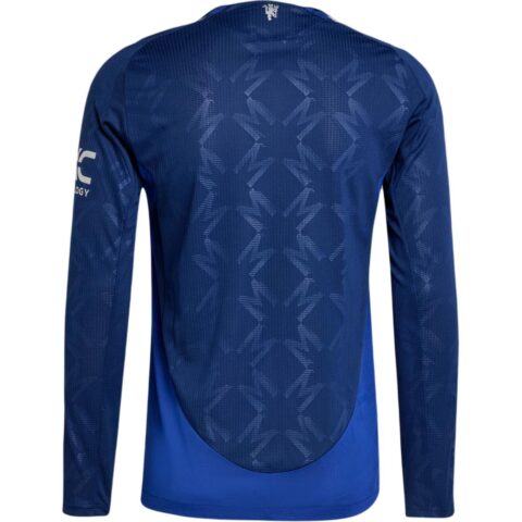 Adidas Free Shipping With AdiClub Manchester United 24/25 Long Sleeve Away Authentic Jersey
