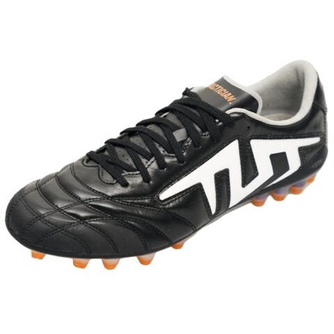 TLSS. MG Multi Ground Artificial Turf Cushioning Coverage Lightweight Soccer Shoes Unisex Black