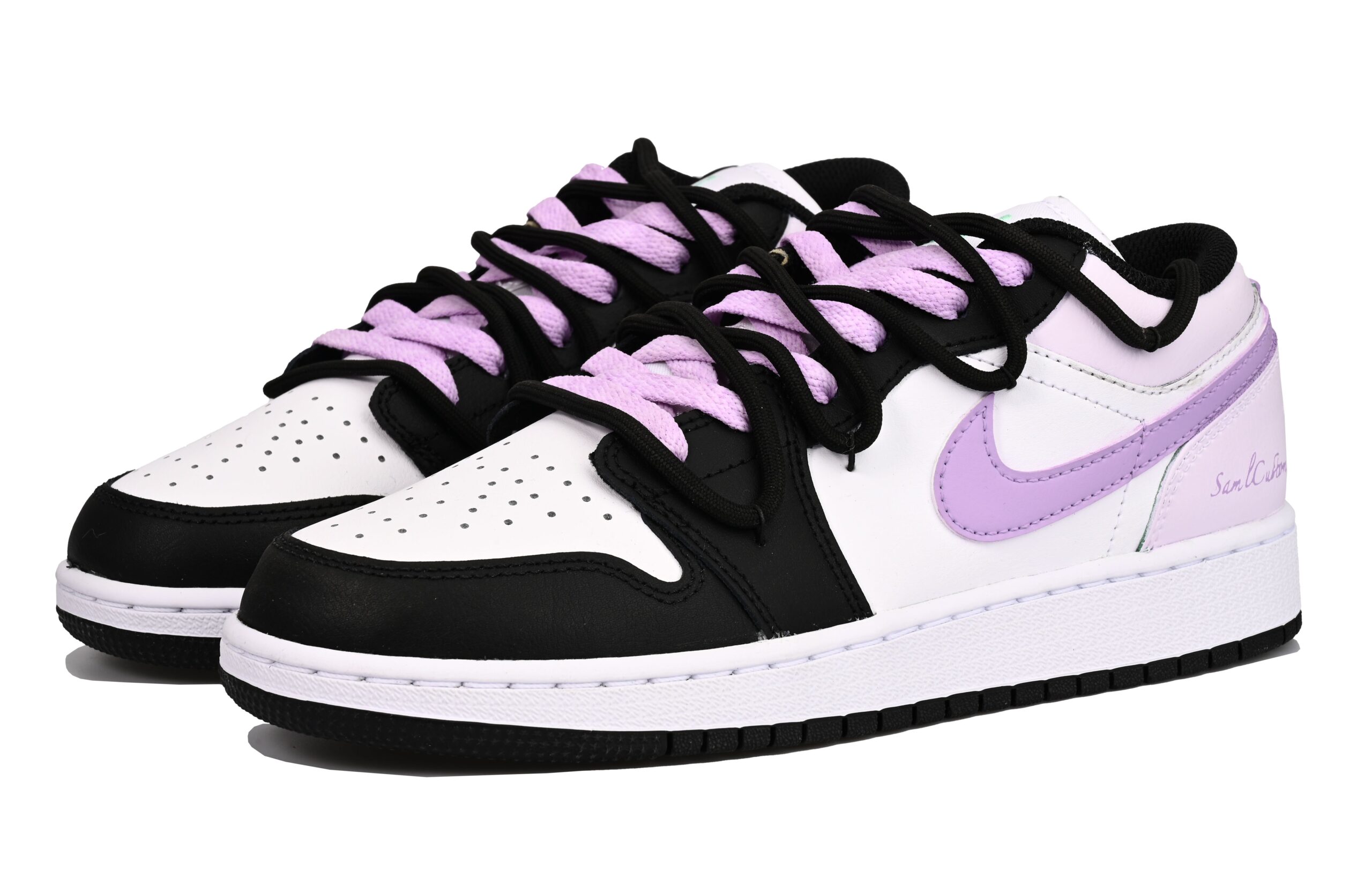 Jordan Air Jordan 1 Vintage Basketball Shoes Men’s Low Top Pink/Black