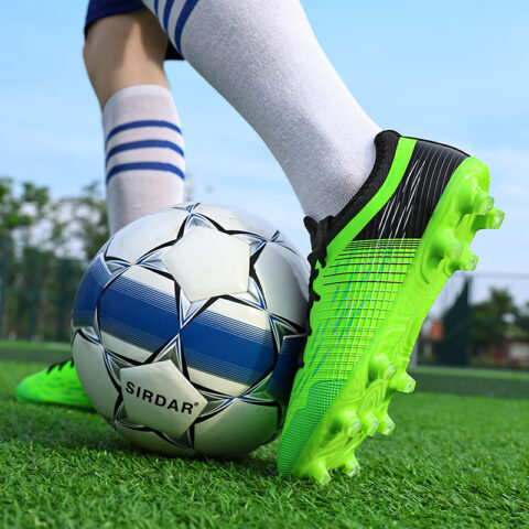 BIANSULONG Soccer Shoes Unisex Low Top Green