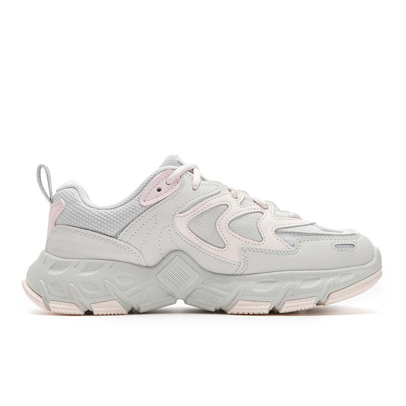 FILA Ravagement 3 Cushioning Slip Resistant Abrasion Resistant Lightweight Low top Running Shoes Women’s Gray Pink