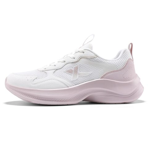 XTEP Cushioning Breathable Lightweight Low top Casual Running Shoes Women’s White