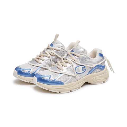 Champion Synthetic Leather, Textile Balance Low top Running Shoes Unisex Linen/Metal Bright Blue