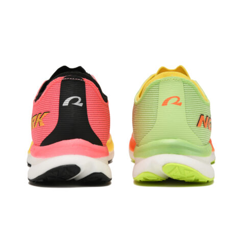 Neirk Low top Supercritical Foam Midsole Sprint Running Shoes Unisex Mismatched Willow Green And Rose Red