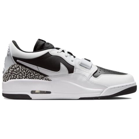 Jordan Legacy 312 Leather Low top Vintage Basketball Shoes Unisex White Black