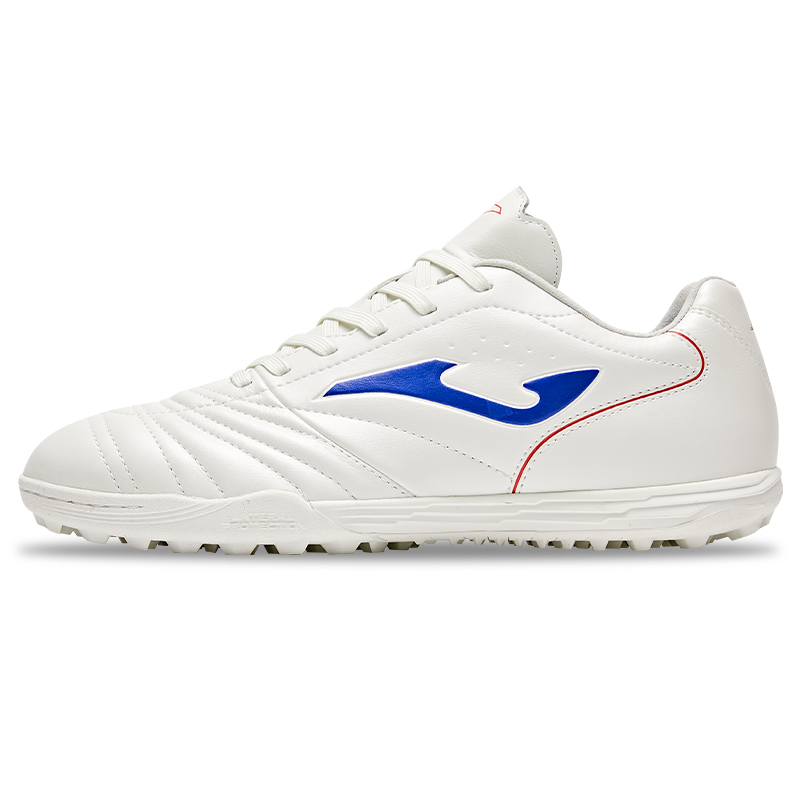Joma Aguila TF Turf Kangaroo Leather Soccer Shoes Unisex White Blue