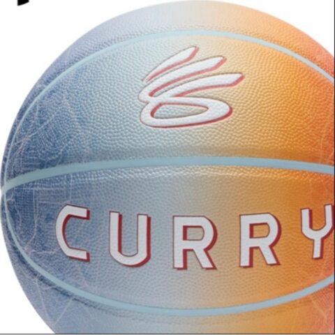 Under Armour CURRY 295 Valentine Pu Basketball Blue Orange Size 7 Training Unisex