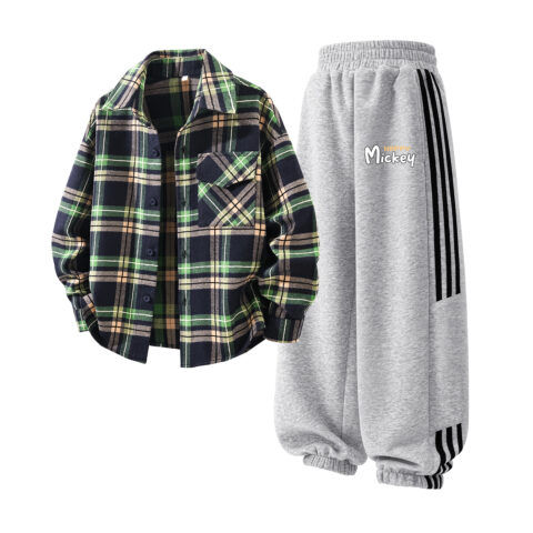 Solid Color Turquoise Grid+Diquchi K Heather Gray