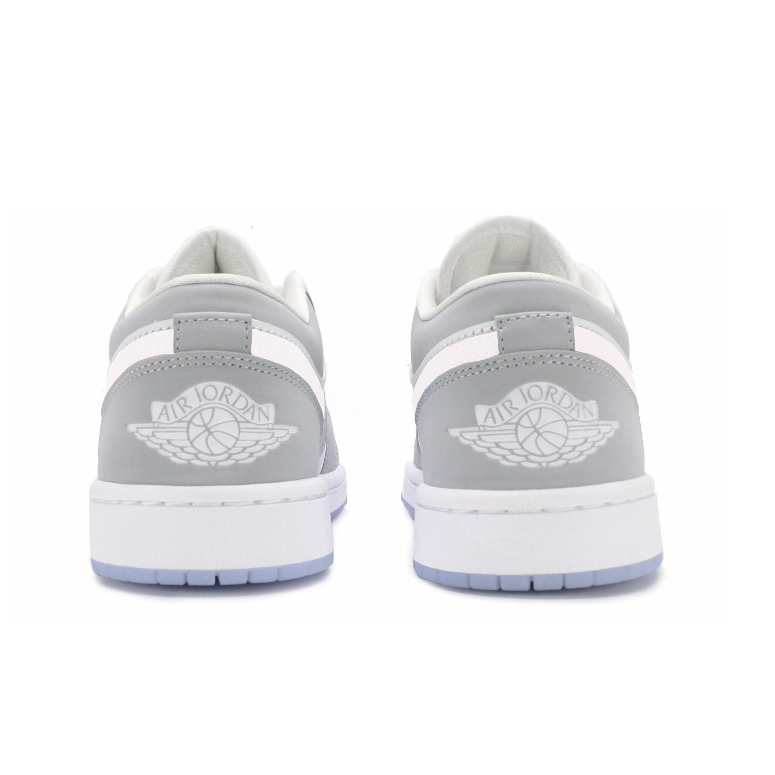 Jordan Air Jordan 1 Slip Resistant Abrasion Resistant Low top Vintage Basketball Shoes Women’s White